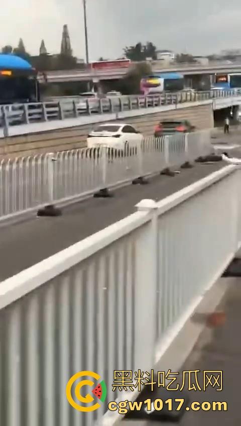 江苏南京中央门立交桥轿车猛冲入人行道，接连撞翻多辆电动自行车，多名行人受伤倒地昏迷，又是报复社会吗？-2