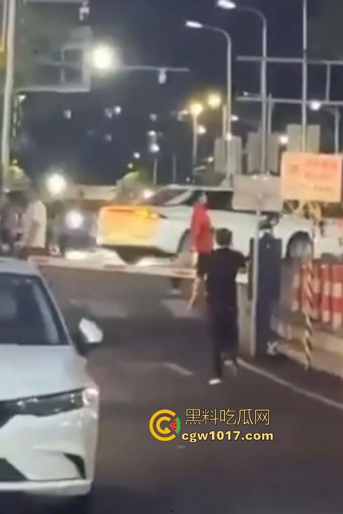 广东珠海黑衣疯狗握刀从保安亭砍翻VIVO店,红衣哥豹子般杀出过肩摔砸地骨裂砍刀飞十米,民警蜂拥铐走!-8