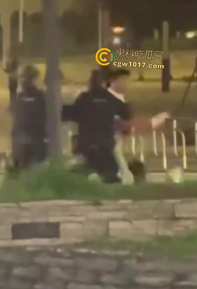 达州街头“刀皇”用菜刀袭警，小冲突变警匪大戏，警车撞击刀皇还能立马站起来，女友抱腿才能制服，太牛逼了！-5