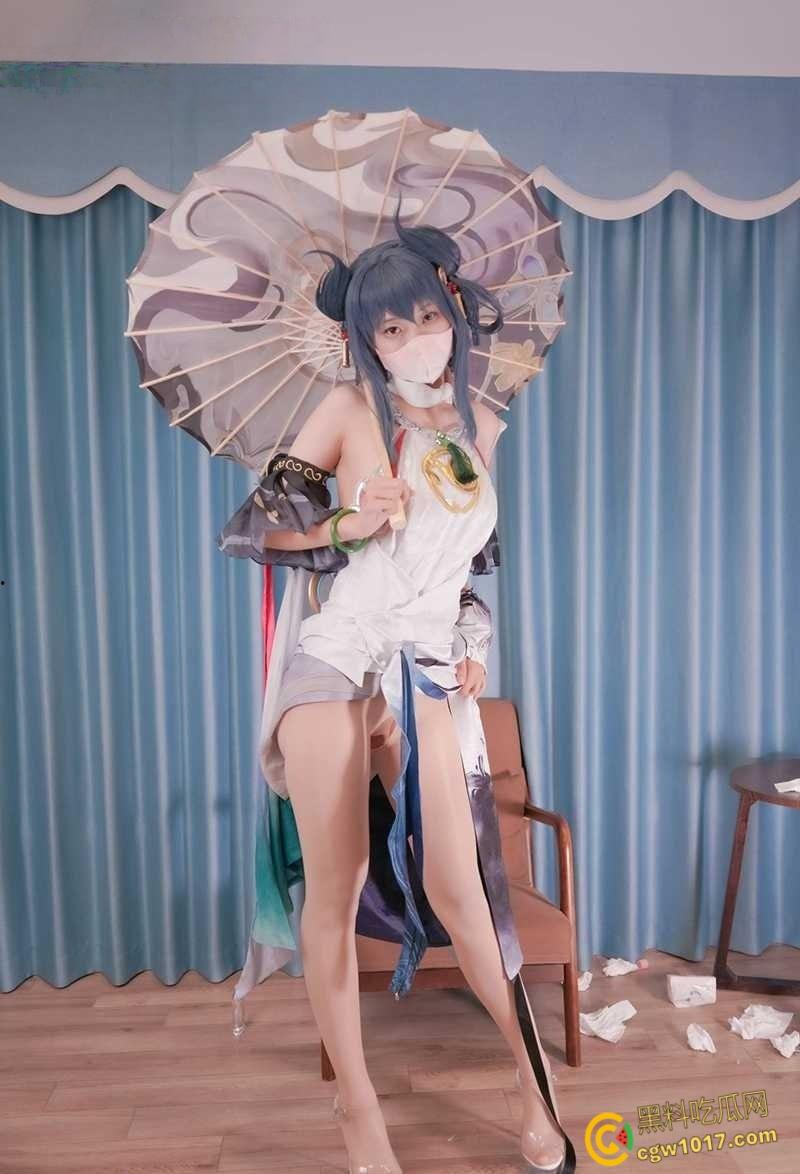 少萝网黄【沐沐baby】,COS公孙离白虎嫩穴自慰,开档黑丝乳萌骚露穴,看射一众二次元男粉!-3