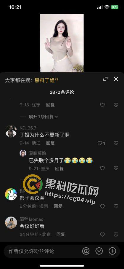 抖音百万粉丝博主【丁姐】断更一年  疑似下海 这一行卷到这种程度了吗  还是当博主很难挣钱了-3