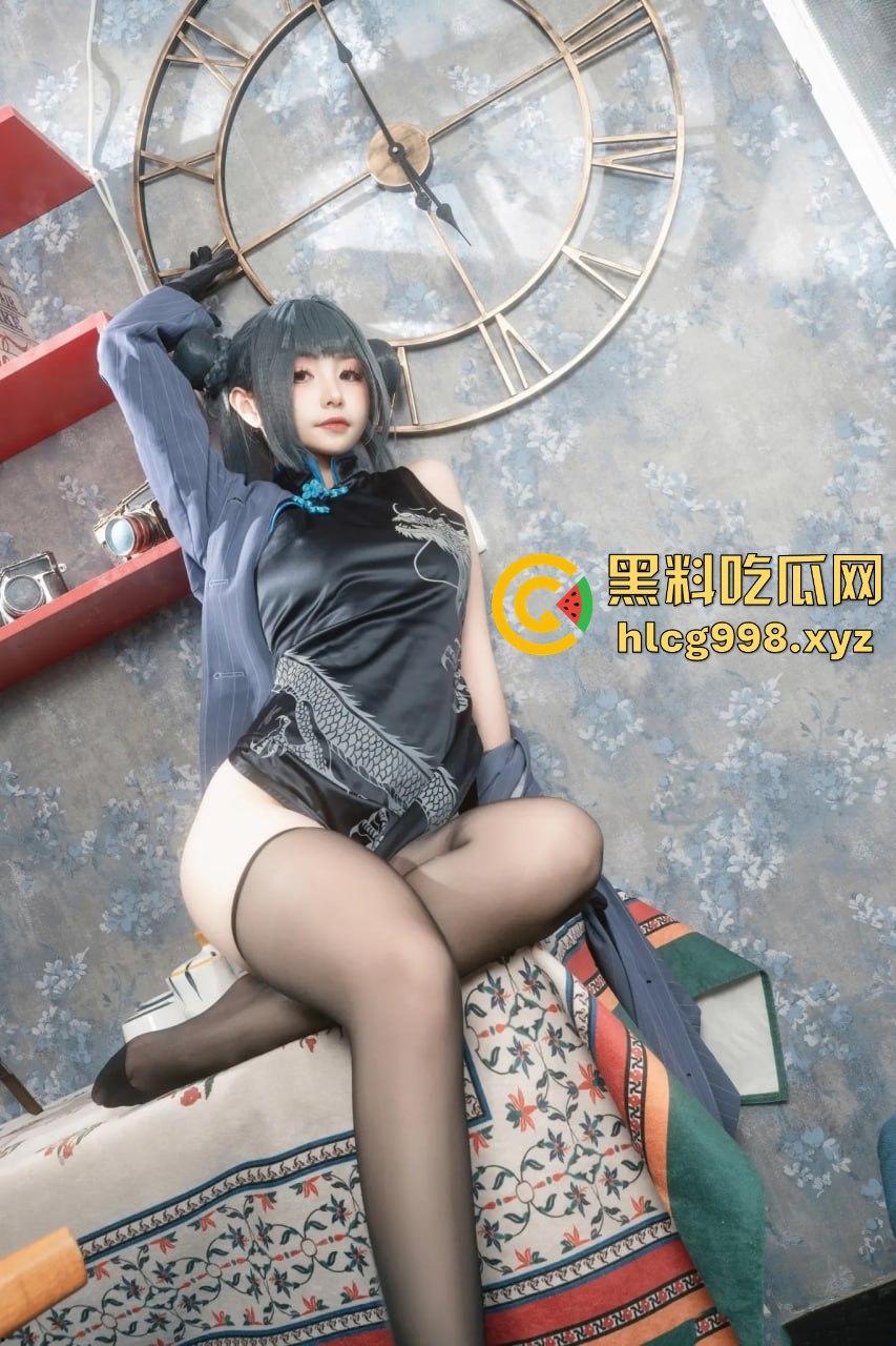 回忆缝纫机极品清纯萝莉【喵小吉】COS碧蓝档案妃咲!黑丝高跟掰穴,粉嫩小穴水润得想舔屏!-13