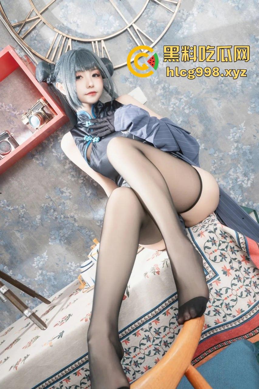 回忆缝纫机极品清纯萝莉【喵小吉】COS碧蓝档案妃咲!黑丝高跟掰穴,粉嫩小穴水润得想舔屏!-43