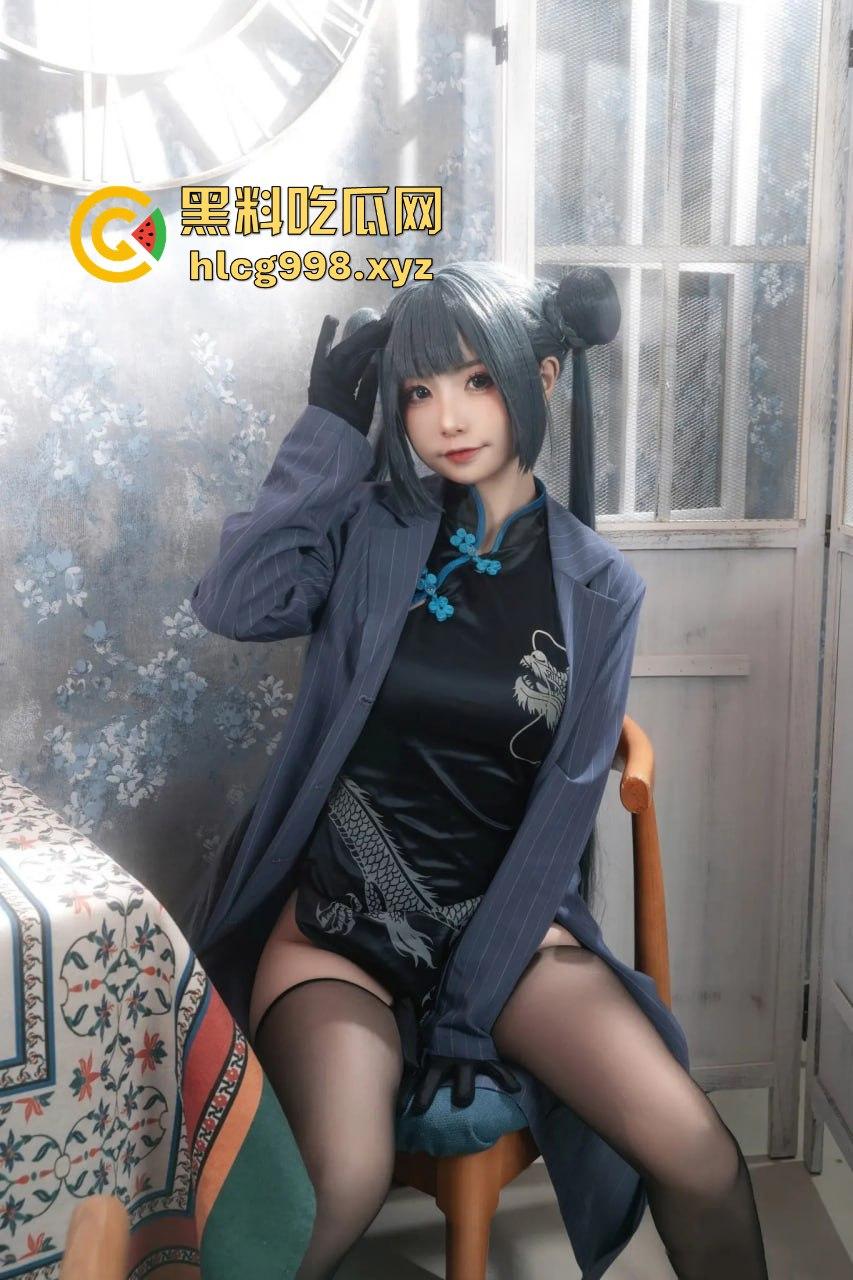 回忆缝纫机极品清纯萝莉【喵小吉】COS碧蓝档案妃咲!黑丝高跟掰穴,粉嫩小穴水润得想舔屏!-46