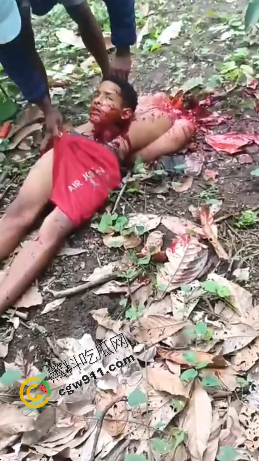 墨西哥毒枭残暴行径:年轻帮派成员遭野外肢解处决,鲜血四溅,画面极度血腥恶心,胆小者勿点-3