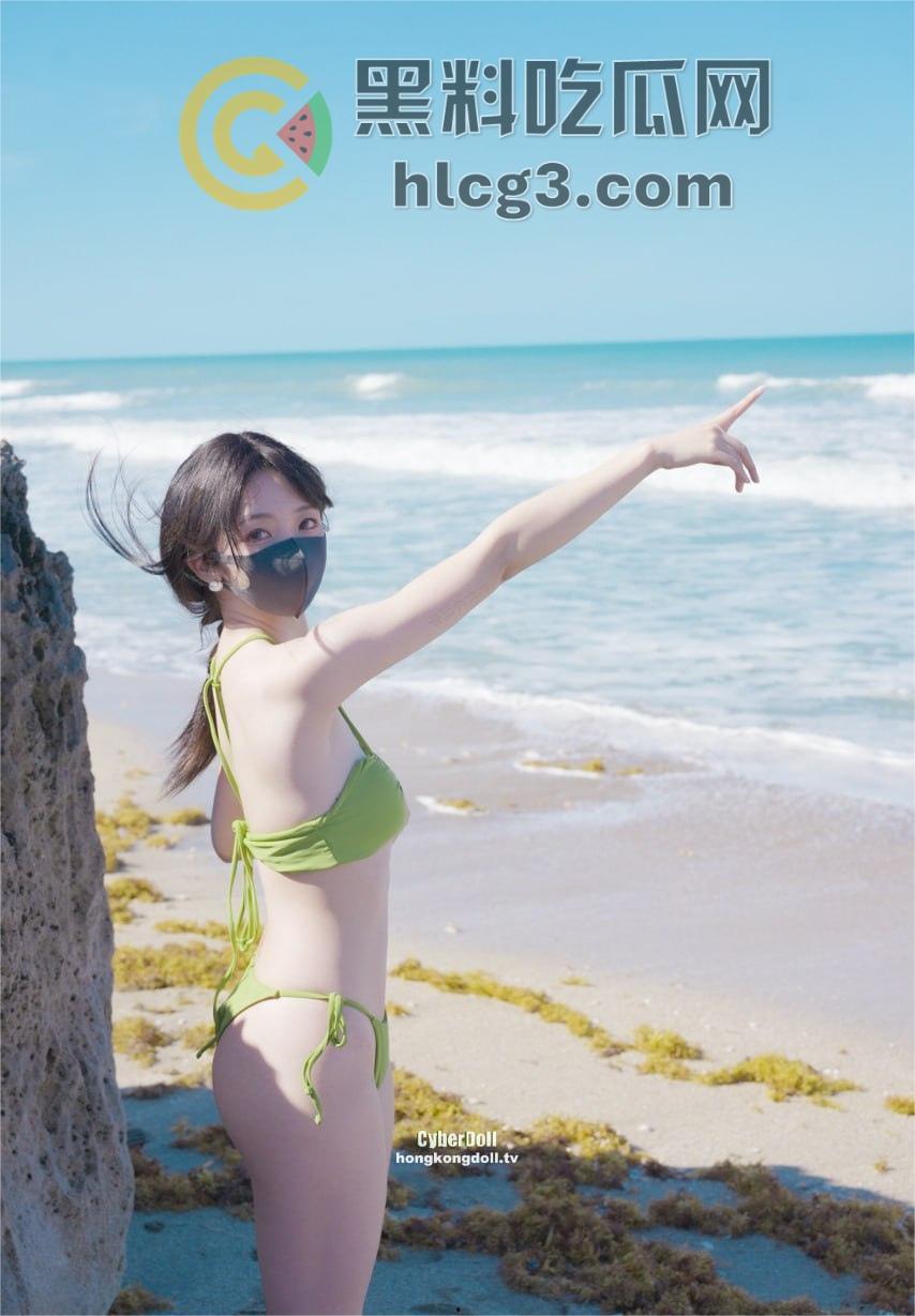 HongKongDoll「玩偶姐姐 」清凉夏日全纪录!沙滩边激情性爱曝光,萝莉女神福利姬最火热瞬间!-18