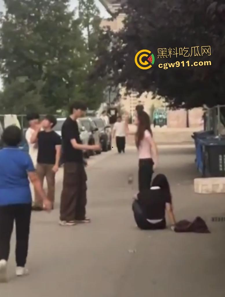 安徽新华学院渣男脚踏两条船，惨遭原配小三联手暴打！谁知渣男还反打女人，围观群众怒吼“渣男去死”！-8