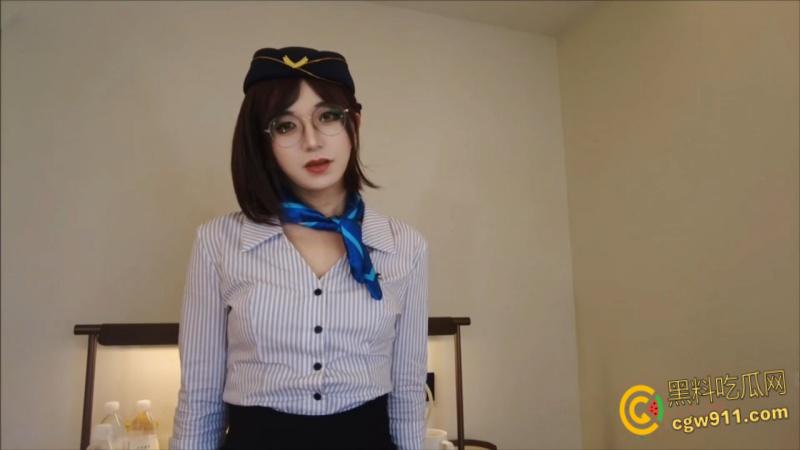 高颜值伪娘【奶荼不加糖】,高跟鞋肉丝制服,被捆绑跪地深喉调教,后入狂操前列腺,肛交无套内射 !-1