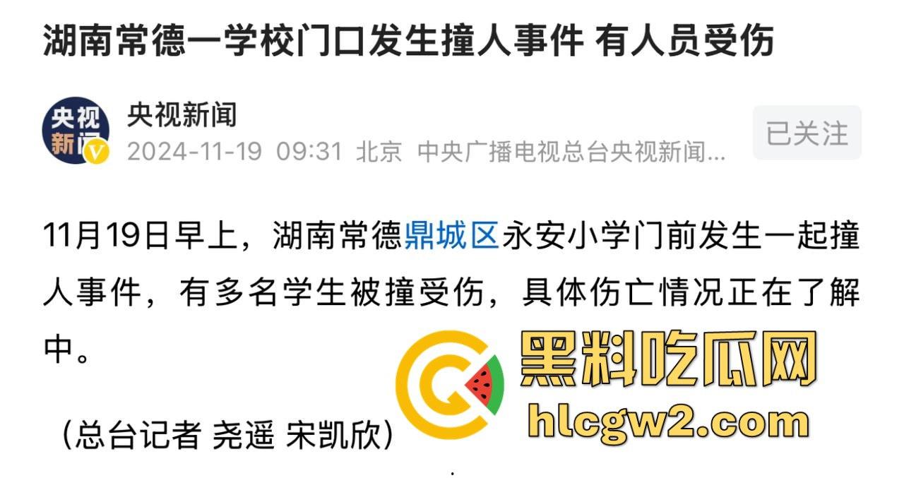 湖南常德鼎城区永安小学发生恶意撞人事件,多名学生受伤,三天两头又来报复社会疯了吗?-4